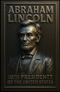 Abraham Lincoln Civil War Photography Heritage Poster