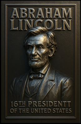 Abraham Lincoln Civil War Photography Heritage Poster
