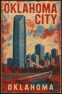 Oklahoma City Skyline Poster