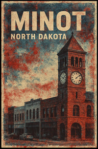 Minot, North Dakota Poster