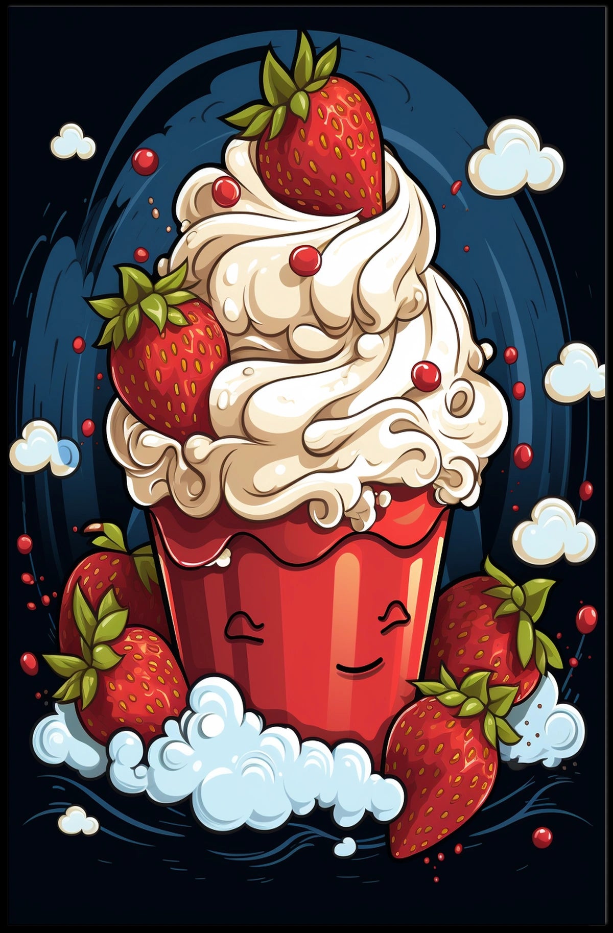 Sweet Strawberry Delight Poster