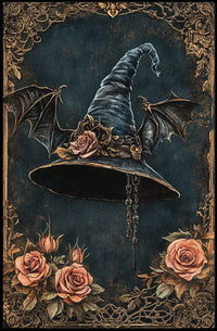 Witch's Hat Gothic Enchantment Artistic Pop Culture Poster
