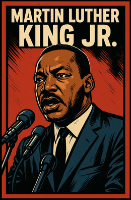 Martin Luther King Jr. Iconic Leader Poster
