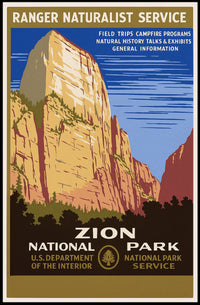 Zion National Park Explore Nature Poster PosterGoat