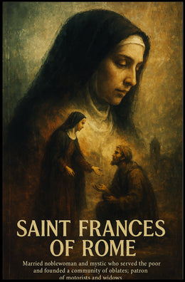 Saint Frances Of Rome Poster
