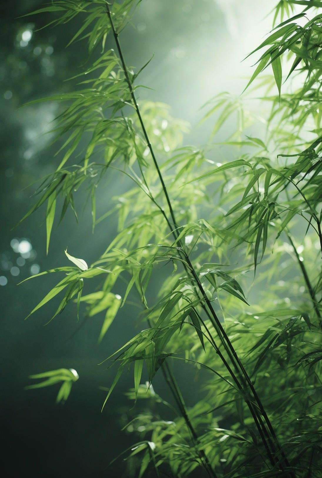 Bamboo Serenity Nature Print: Cultural or Heritage Poster