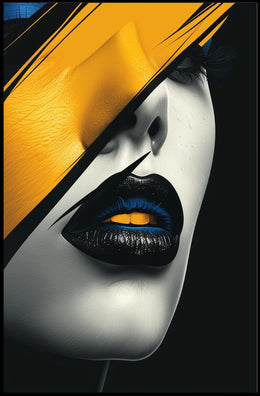 Abstract Expression Bold And Vivid Poster