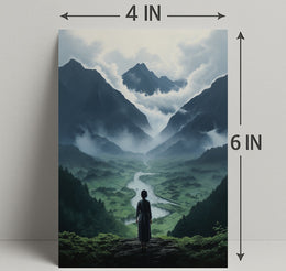 Serenity In The Mountains Poster