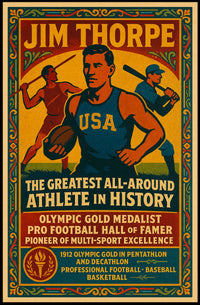 Celebrating a Legendary Athlete Poster
