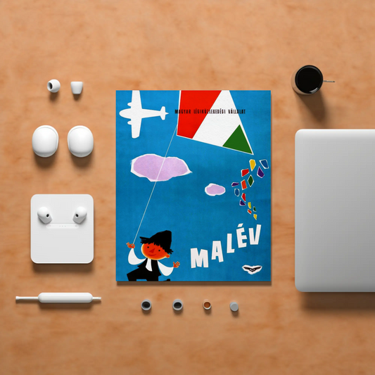 Hungarian Airlines Malev Poster