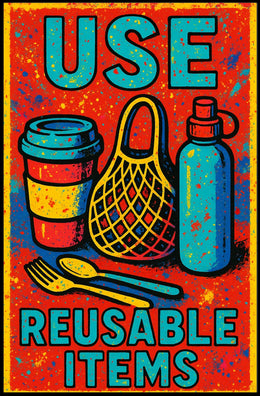 Use Reusable Items Poster