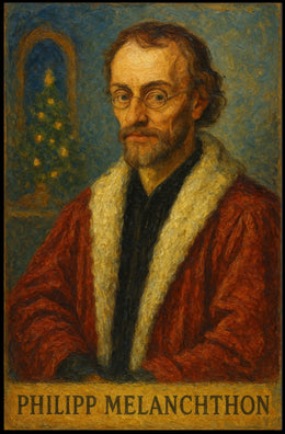Philipp Melanchthon Stylized Portrait Historical or Presidential Poster