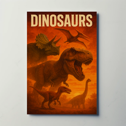 Dinosaurs Movie Poster 1 Vintage Poster