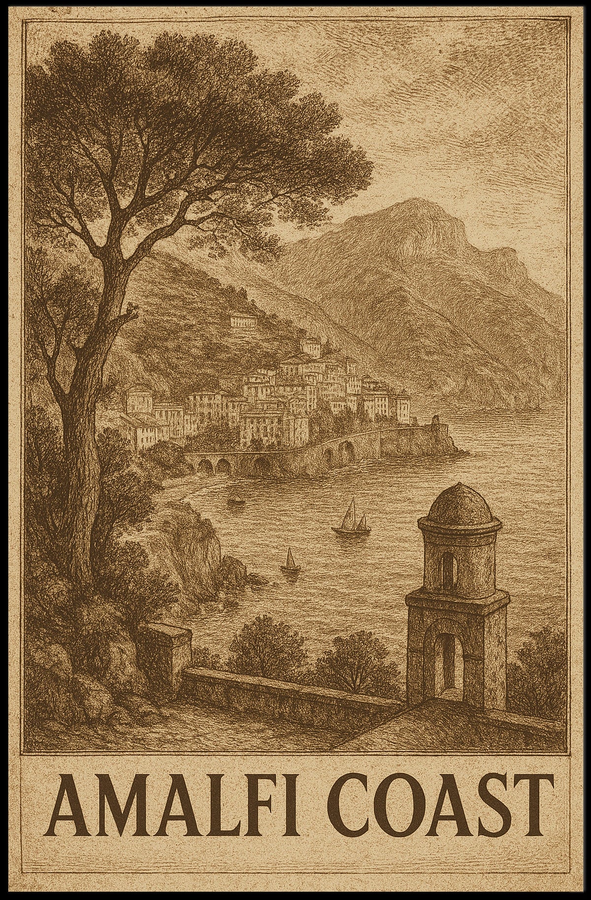 Amalfi Coast Poster
