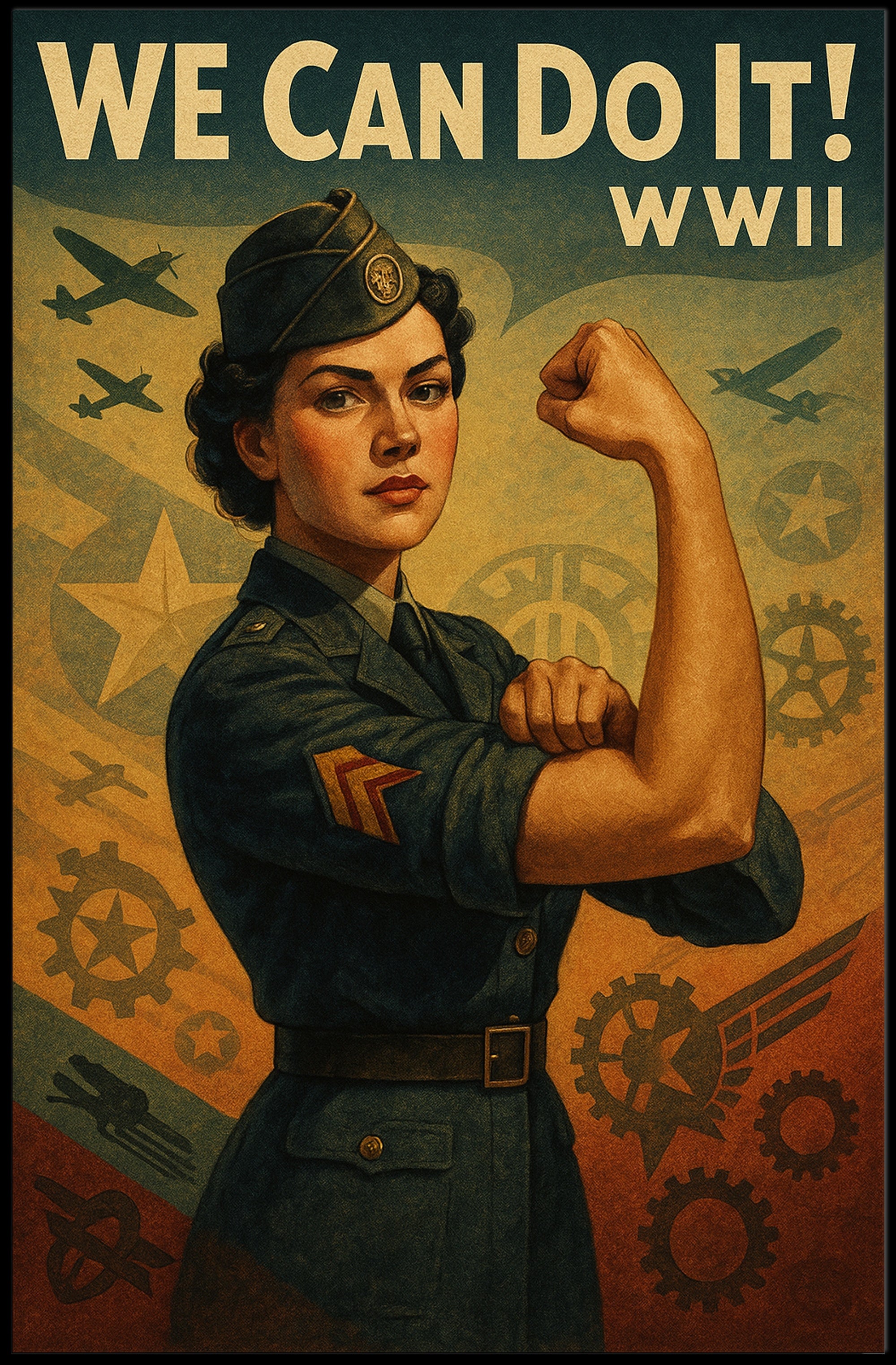 Empowerment in WWII Poster