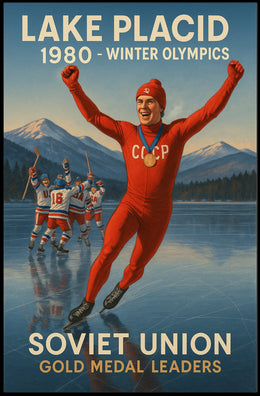 Lake Placid 1980 Winter Olympics Poster