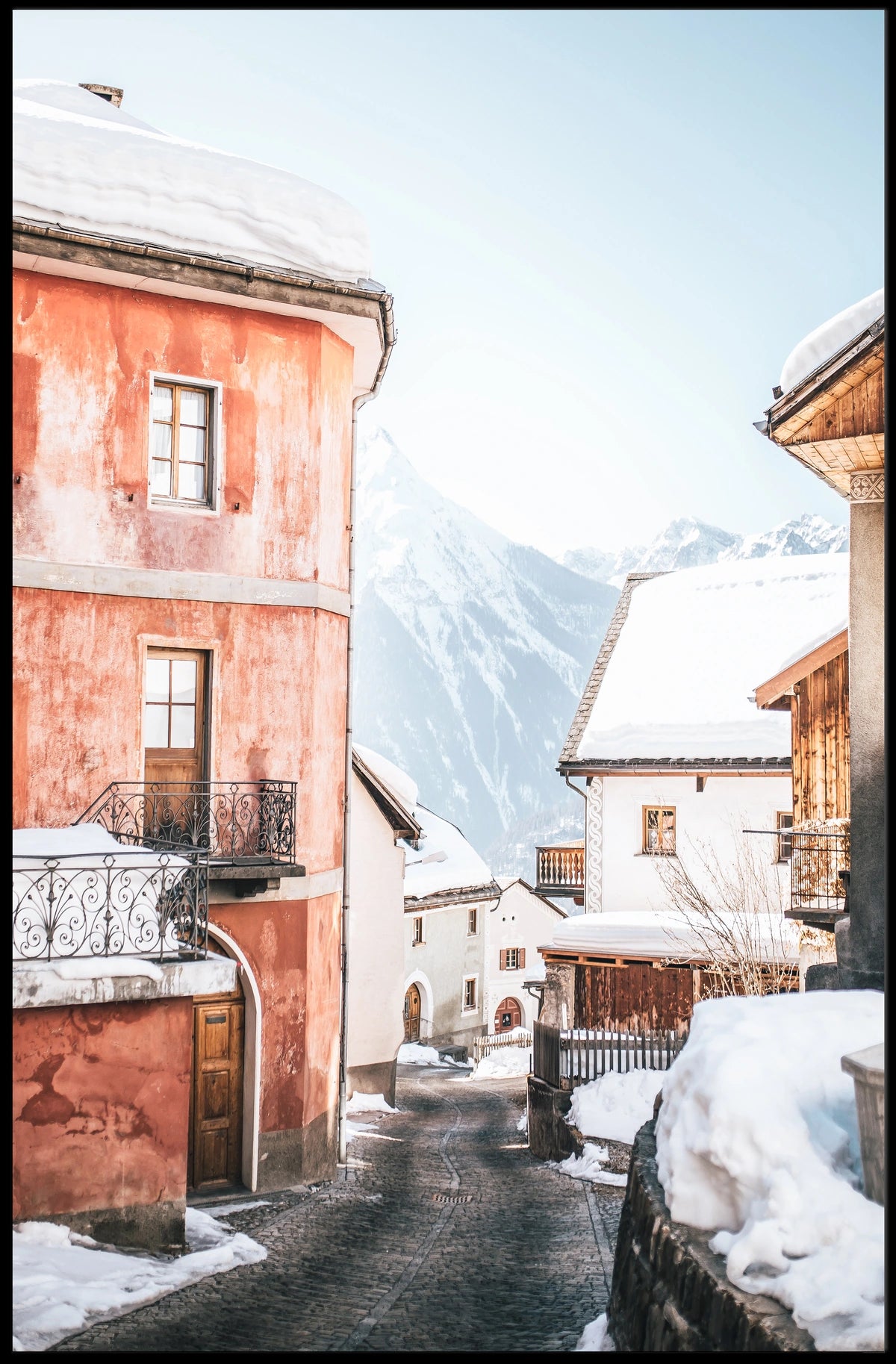 Winter Village Serenity Poster