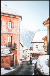 Winter Village Serenity Poster