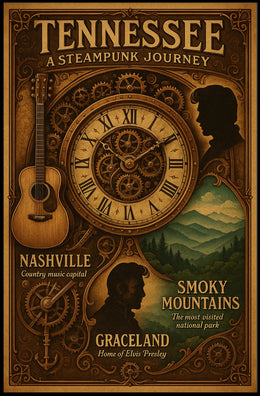 Tennessee A Steampunk Journey Poster