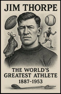 Celebrating Jim Thorpe The Worlds Greatest Athlete Jim Thorpe Poster