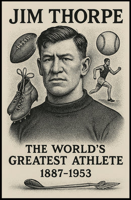 Celebrating Jim Thorpe The Worlds Greatest Athlete Jim Thorpe Poster
