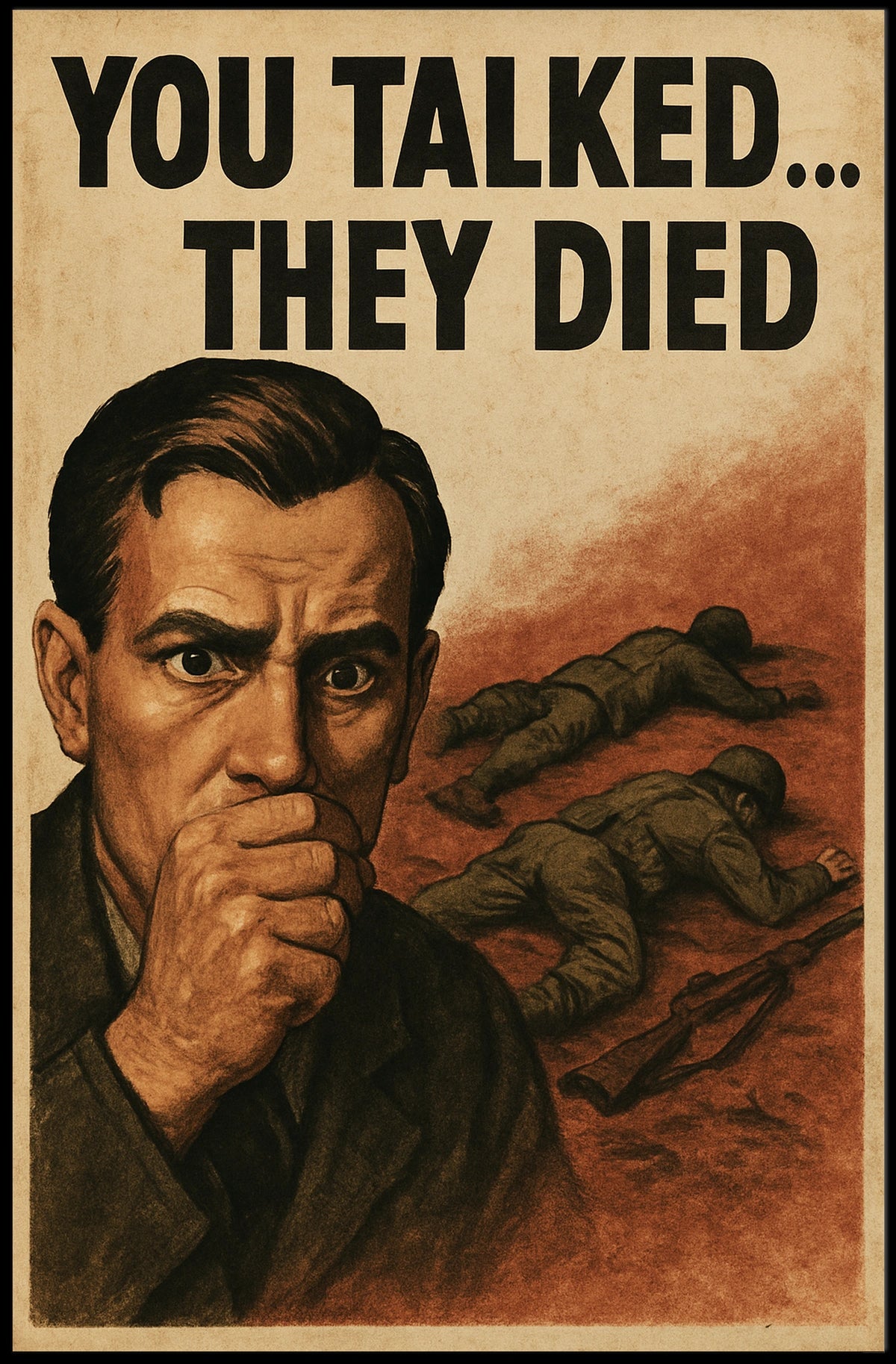 You Talked... They Died Poster
