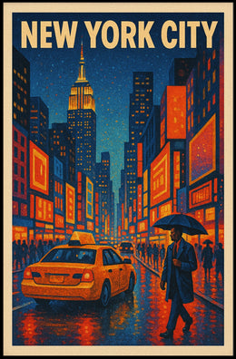 New York City Nightlife Poster