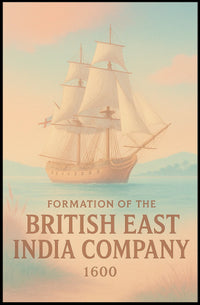 Formation of the British East India Company Poster