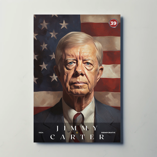 Jimmy Carter 39th President Of The United States Portrait