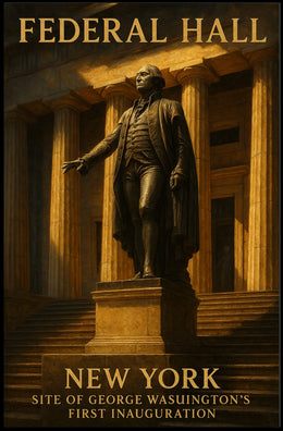 George Washington First President Poster