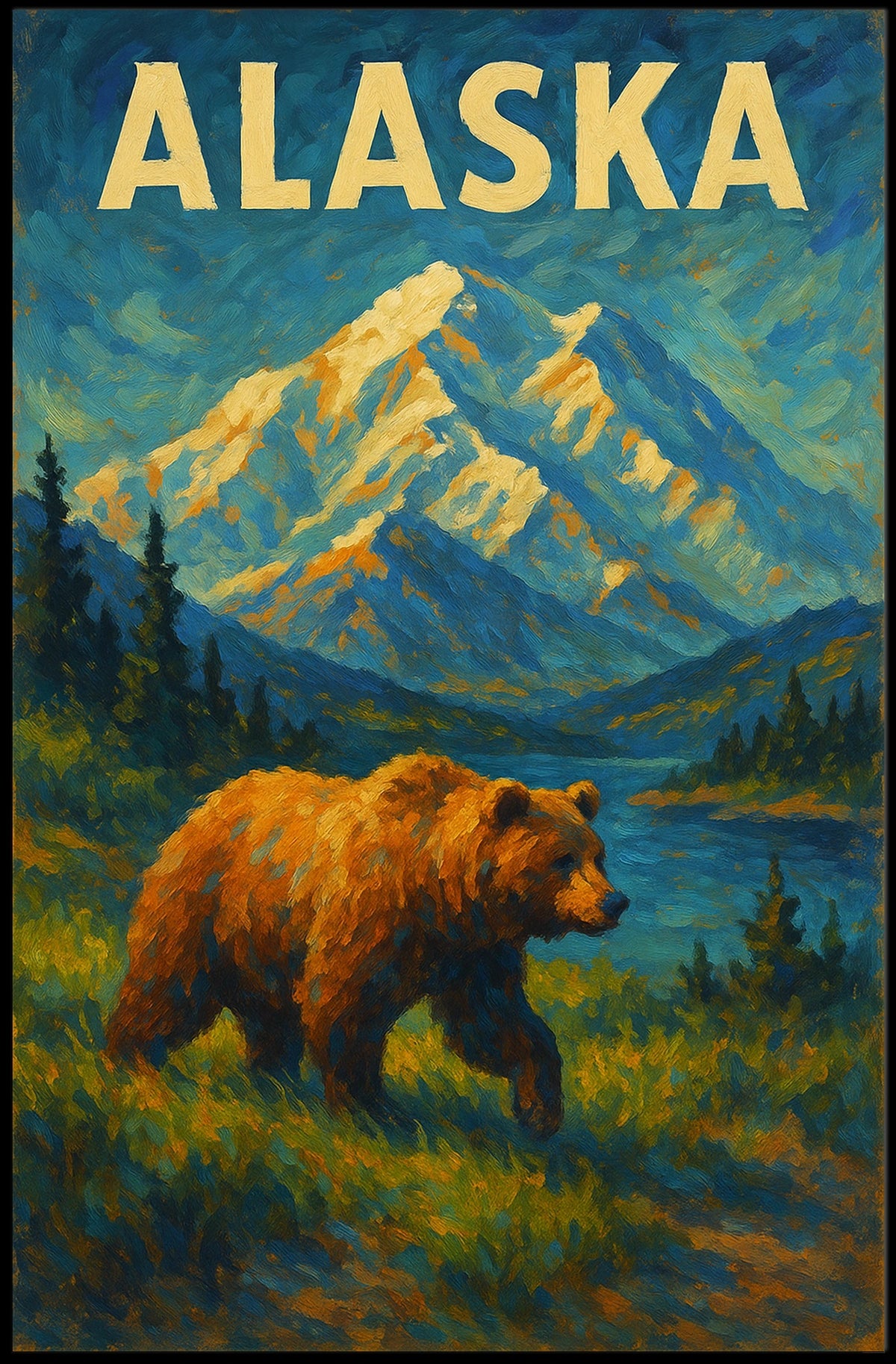 Alaska Wilderness Poster