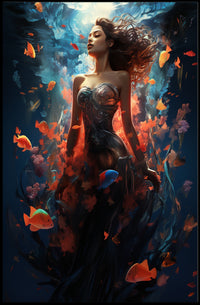 Underwater Elegance Poster