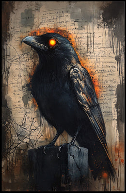 The Enigmatic Raven Poster