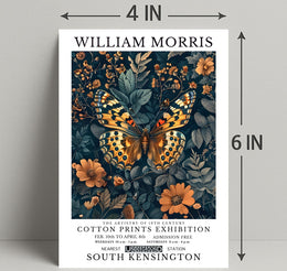 William Morris Exhibition Cotton Prints Cultural or Heritage Poster