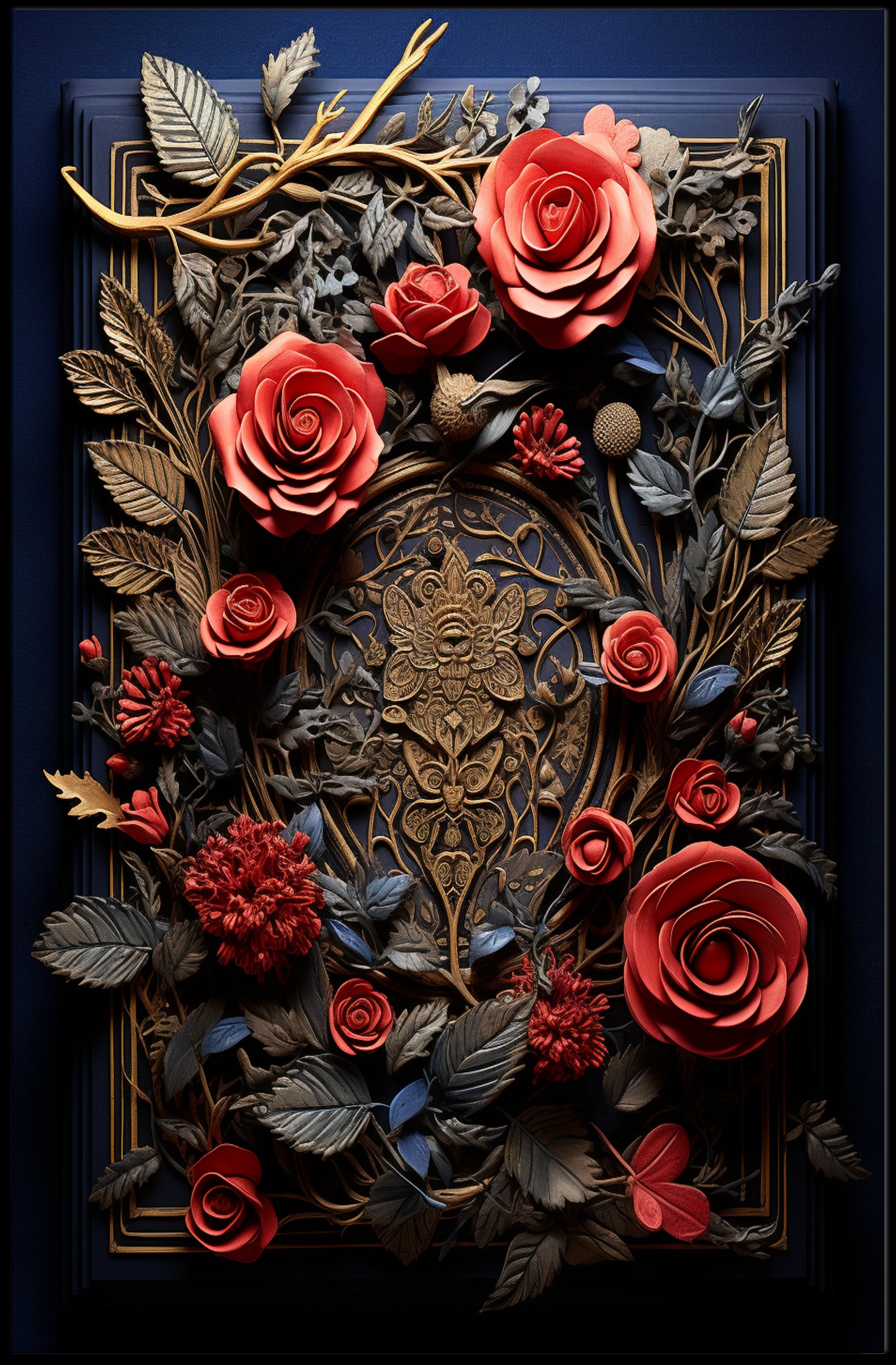 Floral Elegance Poster