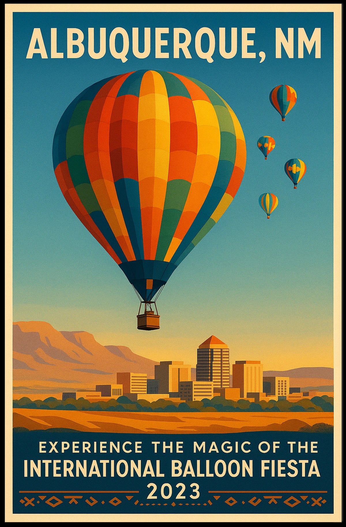 International Balloon Fiesta 2023 Poster