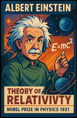 Albert Einstein Theory Of Relativity Poster