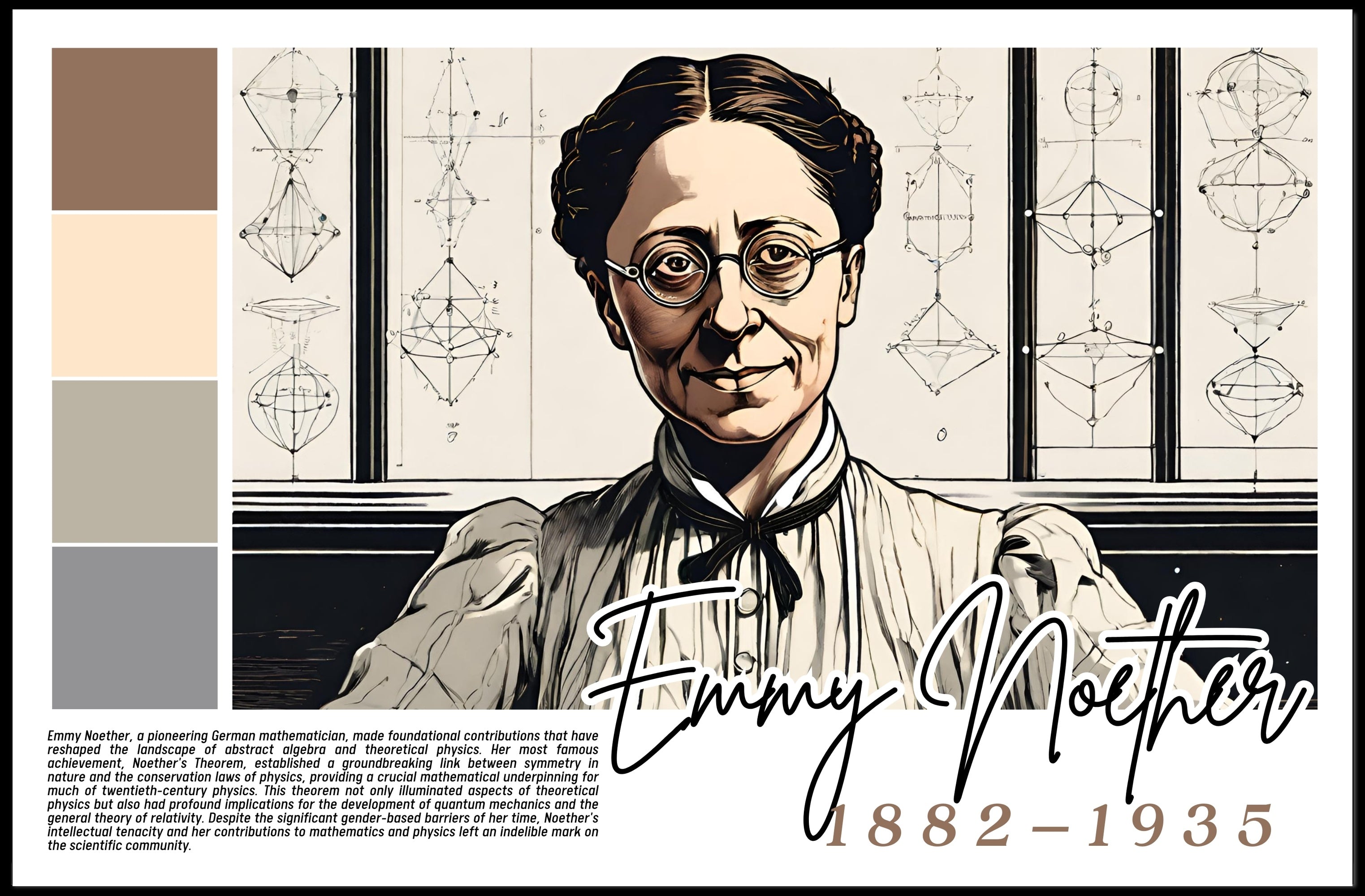 Emmy Noether: A Legacy in Mathematics and Physics Poster