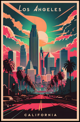 Los Angeles Skyline Poster