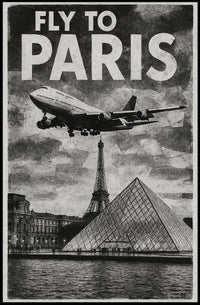 Fly To Paris Poster