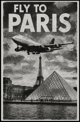Fly To Paris Poster