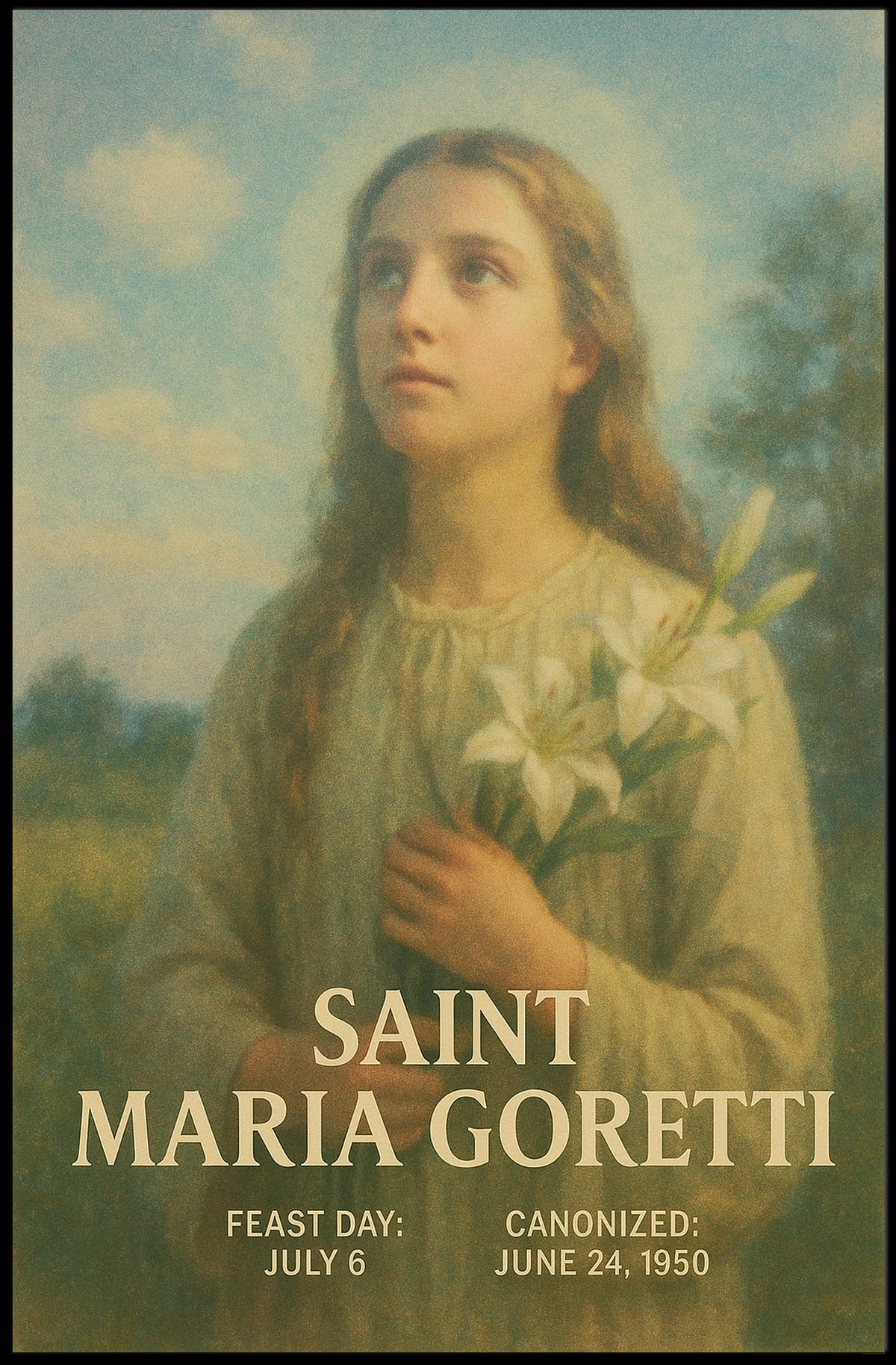 Saint Maria Goretti Poster