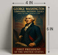 George Washington 1st President Poster PosterGoat