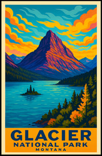 Glacier National Park Montana Poster