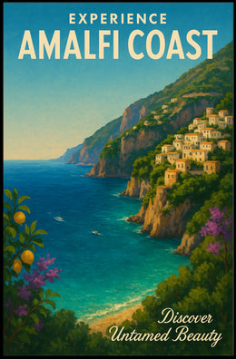Experience the Amalfi Coast Poster PosterGoat