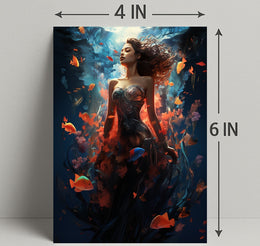 Underwater Elegance Poster