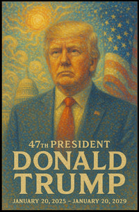 Trump Unity Patriotic Impressionism Poster