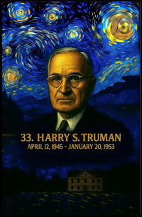 Harry S. Truman 33rd President of the United States Presidential Masterpiece Series Poster