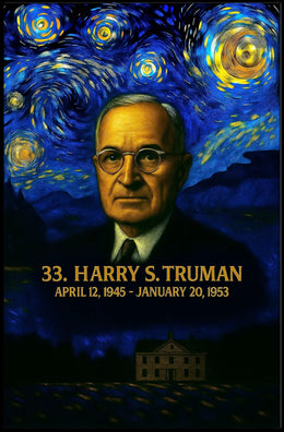 Harry S. Truman 33rd President of the United States Presidential Masterpiece Series Poster