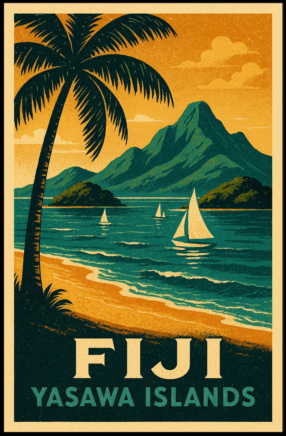 Yasawa Islands Fiji Poster